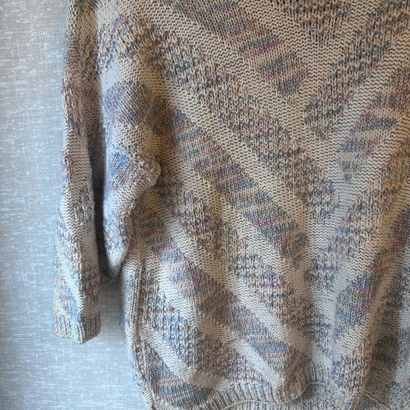 Cozy Multicolor Knit Sweater‎ Size Small Vintage - Picture 9 of 9